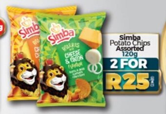 Take 'n Pay Simba Potato Chips Assorted 120g offer