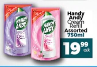Take 'n Pay Handy Andy Cream Refill Assorted 750ml offer