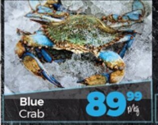 Take 'n Pay Blue Crab per kg offer
