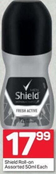 Pick n Pay Shield Roll-On Assorted 50ml each offer