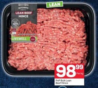 Pick n Pay PnP Bulk Lean Beef Mince per kg offer