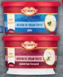 Pick n Pay Président Medium Fat Cream Cheese Assorted 230g offer