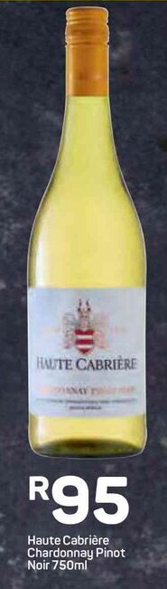 Pick n Pay Haute Cabriére Chardonnay Pinot Noir 750ml offer