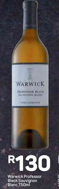 Pick n Pay Warwick Professor Black Sauvignon Blanc 750ml offer