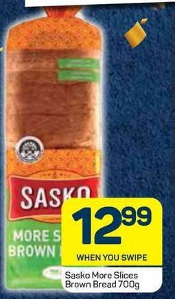 Pick n Pay Sasko More Slices Brown Bread 700g offer