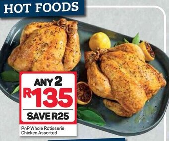 Pick n Pay PnP Whole Rotisserie Chicken Assorted offer