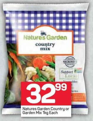 Pick n Pay Natures Garden Country or Garden Mix 1kg offer