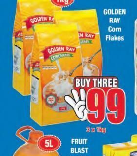 Boxer Golden ray corn flakes 3 offer