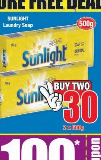 Boxer Sunlight laundry soap 2 offer