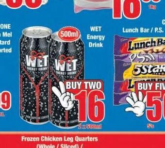 Boxer Wet energy drink 2 offer
