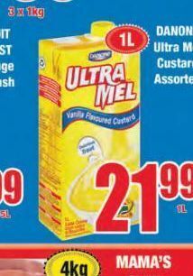 Boxer Ultra mel custard offer