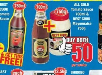 Boxer All gold tomato sauce offer