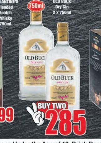 Boxer Old buck gin 2 offer