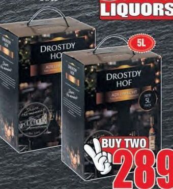 Boxer Drostdy hof wine 2 offer