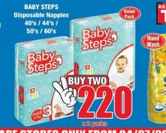 Boxer Baby steps nappies 2 offer