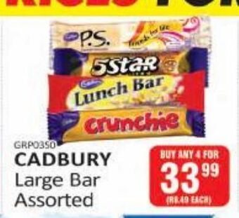 KitKat Cash and Carry Cadbury large bar assorted offer