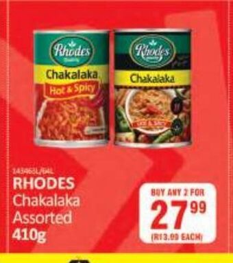 KitKat Cash and Carry Rhodes chakalaka assorted offer