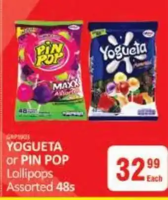 KitKat Cash and Carry Yogueta or pin pop lollipops assorted offer