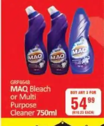KitKat Cash and Carry Bleach or multi purpose cleaners maq offer
