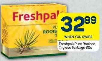 Pick n Pay Freshpak Pure Rooibos Tagless Teabag 80s offer