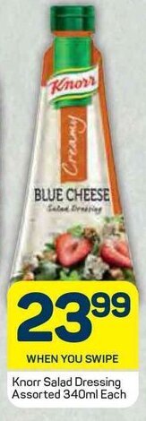 Pick n Pay Knorr Salad Dressing Assorted 340ml offer
