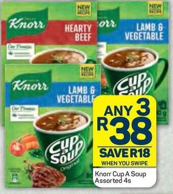 Pick n Pay Knorr Cup A Soup Assorted 4s offer