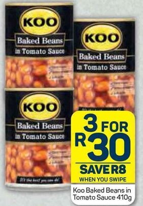 Pick n Pay Koo Baked Beans In Tomato Sauce 410g offer