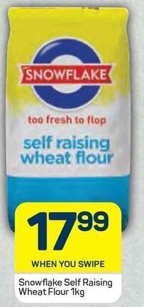 Pick n Pay Snowflake Self Raising Wheat Flour 1kg offer