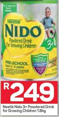 Pick n Pay Nestlé Nido 3+ Powdered Drink for Growing Children 1,8kg offer