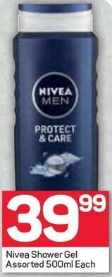 Pick n Pay Nivea Shower Gel Assorted 500ml offer