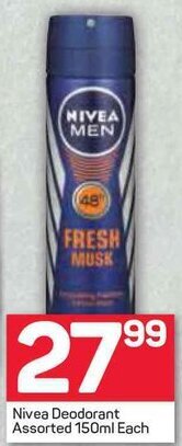 Pick n Pay Nivea Deodorant Assorted 150ml offer