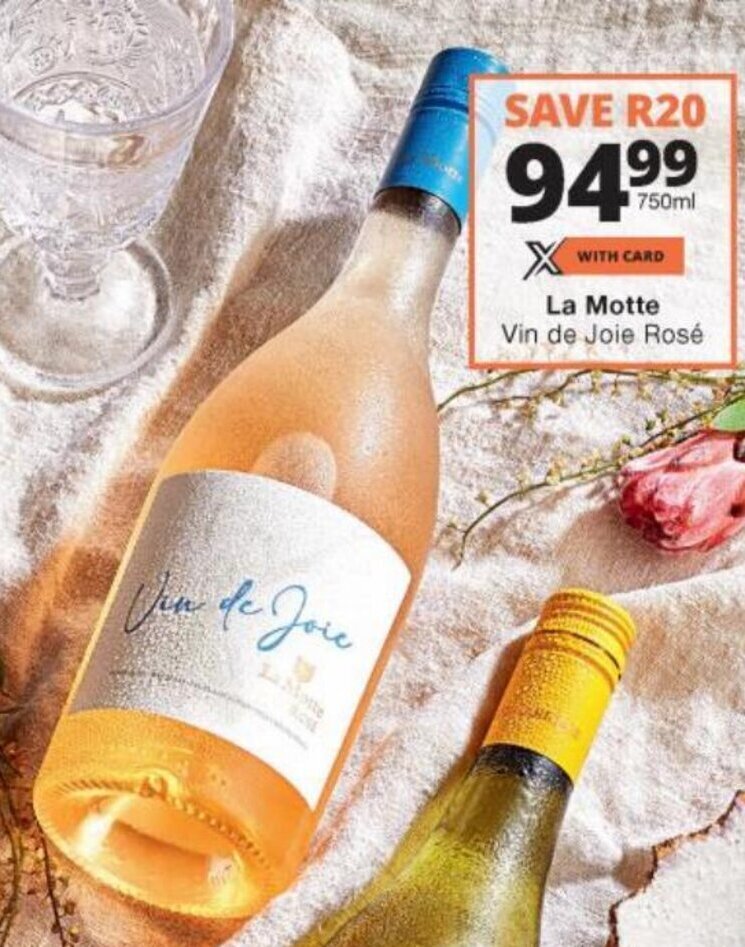 La Motte Vin de Joie Rose 750ml offer at Checkers Hyper