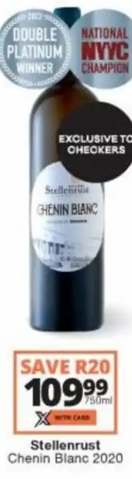 Stellenrust Chenin Blanc 2020 750ml