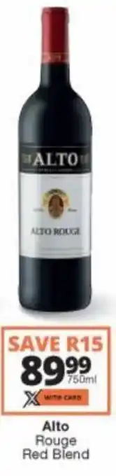 Alto Rouge Red Blend 750ml