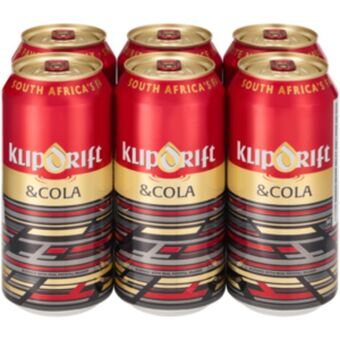 Shoprite Liquor Klipdrift brandy & cola cans 6 x 440ml offer