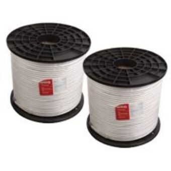 Stax Ellies rg6u white coaxial cable per meter offer