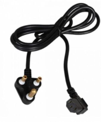 Ellies cable figure 8 c7 socket to 3 pin 16a plug