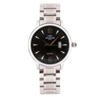 Cash Crusaders Aviator men’s stainless steel watch offer