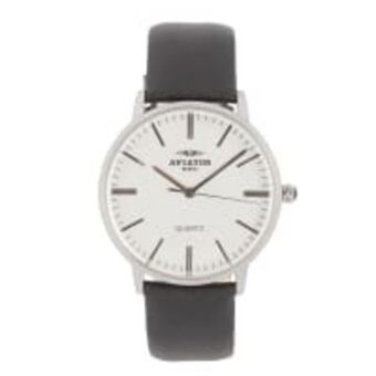 Cash Crusaders Aviator genuine leather analogue watch offer