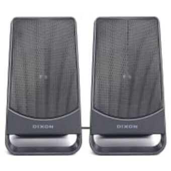 Dixon usb-powered desktop stereo speakers
