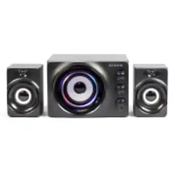 Cash Crusaders Dixon 2.1 usb powered multimedia speaker system – with colourful led lights offer