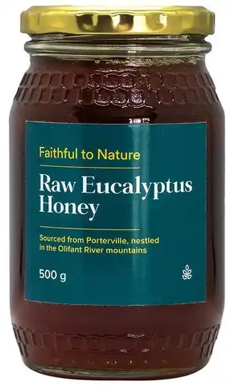 Faithful to Nature Faithful to nature raw eucalyptus honey offer