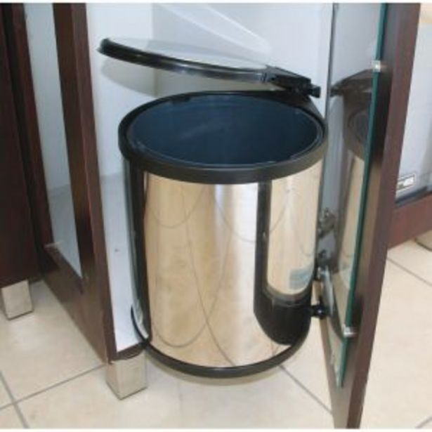 Door mounted bin, stainless steel offer at Gelmar