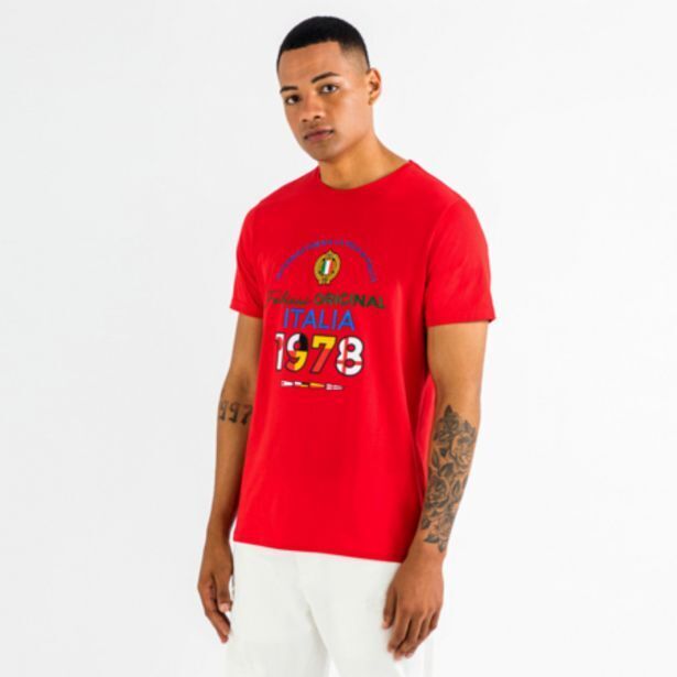 Crest italia marina embroidered tshirt offer at Fabiani