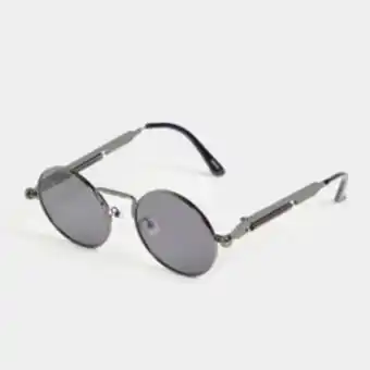 Markham Mkm dark grey punk upstyled round sunglasses offer