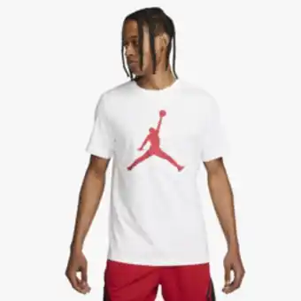 Sportscene Jordan men's jumpman white/red t-shirt offer