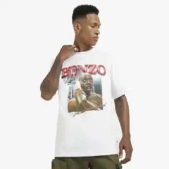 Sportscene Redbat x benzo men's relaxed white t-shirt offer