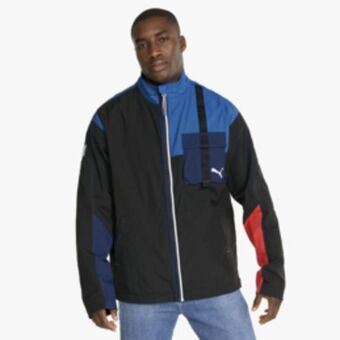 Sportscene Puma men's bmw statement woven black jacket offer