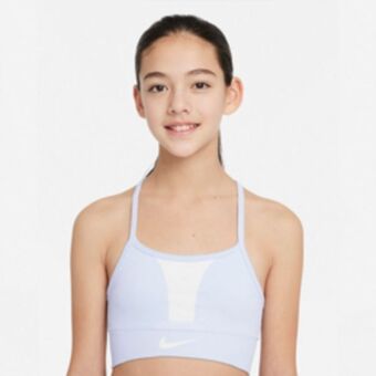 Sportscene Nike girls dr-fit indy seamless grey bra offer