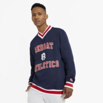 Sportscene Redbat athletics men's blue sweat top offer